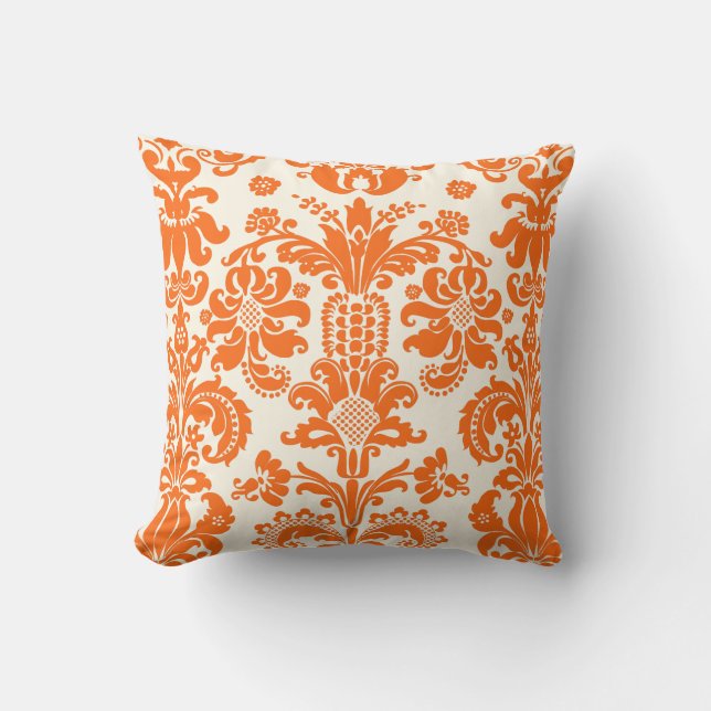 PixDezines isabella damask/diy background Cushion (Front)