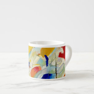 PixDezines Kandinsky 1913 Sea Battle Improv 31 Espresso Cup