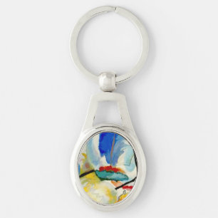 PixDezines Kandinsky 1913 Sea Battle Improv 31 Key Ring