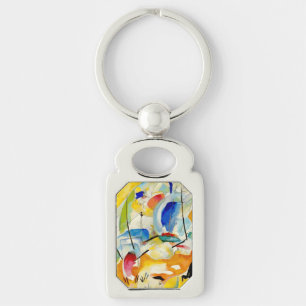PixDezines Kandinsky 1913 Sea Battle Improv 31 Key Ring