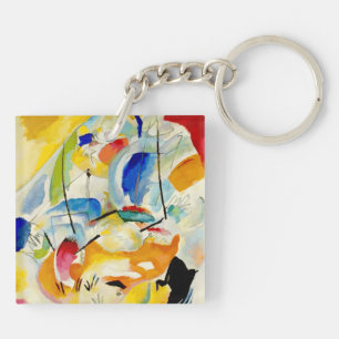 PixDezines Kandinsky 1913 Sea Battle Improv 31 Key Ring