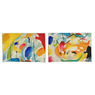 PixDezines Kandinsky 1913 Sea Battle Improv 31 Pillowcase