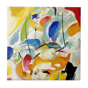 PixDezines Kandinsky 1913 Sea Battle Improv 31 Tile