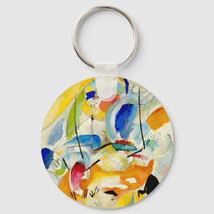 PixDezines Kandinsky 1913 Sea Battle Key Ring