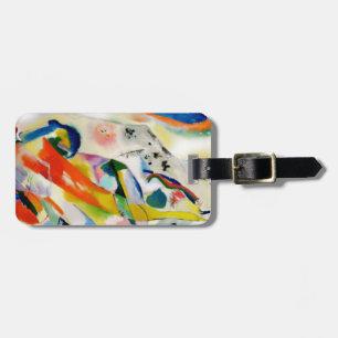 PixDezines Kandinsky 1914/abstract wall panel Luggage Tag