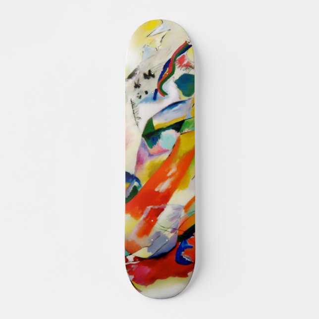 PixDezines Kandinsky 1914/abstract wall panel Skateboard (Front)