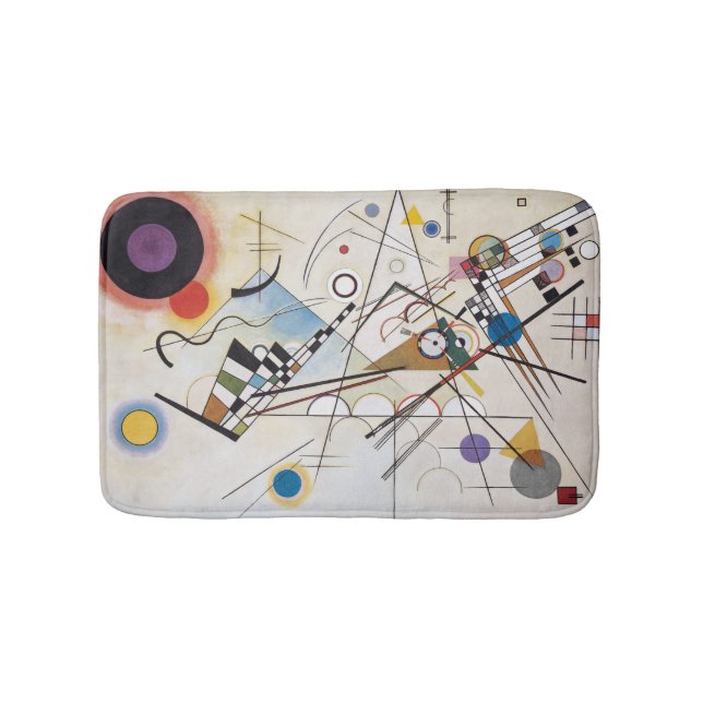 PixDezines Kandinsky 1923/composition viii Bath Mat (Front)