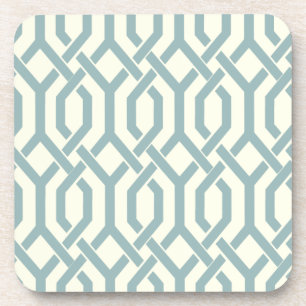 PixDezines Kew Trellis/DIY slate background colour Coaster