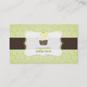 PixDezines Keylime cupcake/pâtisserie Business Card
