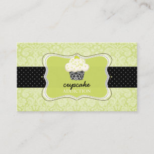 PixDezines Keylime cupcake/pâtisserie Business Card