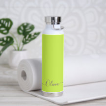 PixDezines Keylime Green DIY Colour Water Bottle
