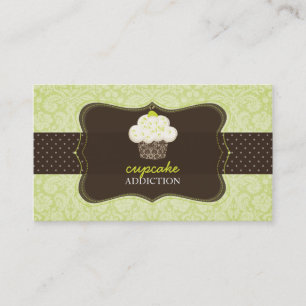 PixDezines Keylime Sponge cupcake/pâtisserie Business Card