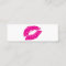 PixDezines kiss hot pink lips
