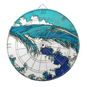 PixDezines konen uehara ocean waves, 上原 Dartboard