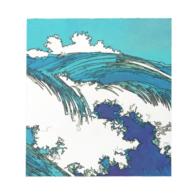 PixDezines konen uehara ocean waves, 上原 Notepad (Front)