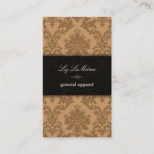 PixDezines la paloma Damask/DIY background Business Card