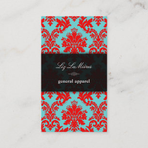 PixDezines la paloma Damask/DIY background Business Card