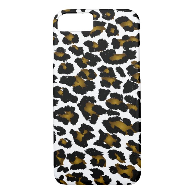 PixDezines leopard print Case-Mate iPhone Case (Back)