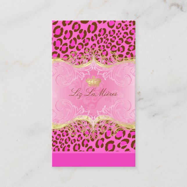 PixDezines Leopard spots / business cards (Front)