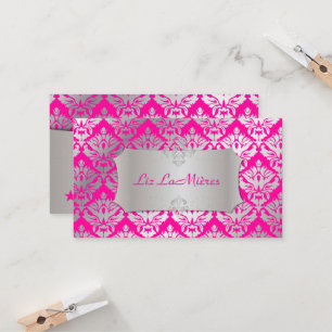 PixDezines loyalty reward/sabine damask Card