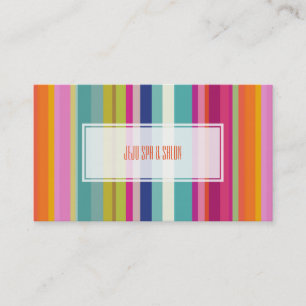PixDezines malibu stripes Business Card