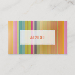 PixDezines malibu stripes/gold Business Card