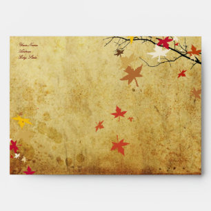 PixDezines Maple Branch, Faux Parchment Envelopes