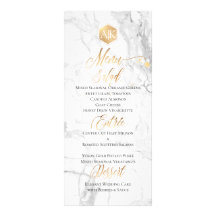 PixDezines Marble/Faux Gold Honeycomb Menu