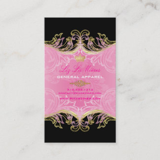 PixDezines Marie Antoinette on Pique Damask Business Card