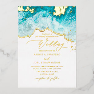PixDezines Marine Waves Shoreline Beach Wedding
