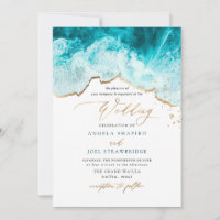 PixDezines Marine Waves Shoreline Beach Wedding
