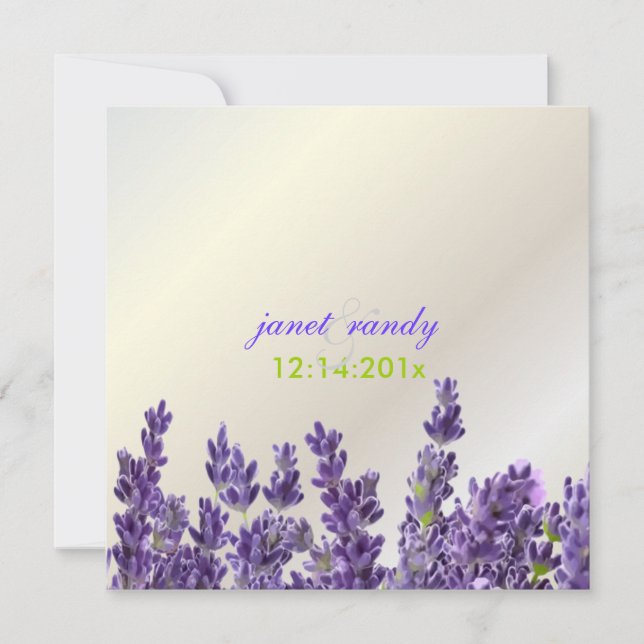 PixDezines maui lavender Invitation (Front)