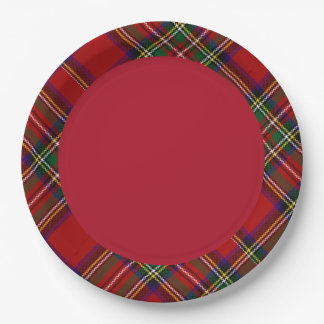 PixDezines McLean Scottish Tartan Paper Plate