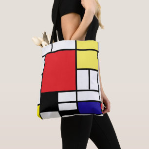 PixDezines Minimalist Primary Colour Block Tote Bag