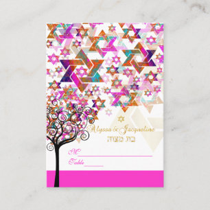 PixDezines Mitzvah Place Cards/Tree of Life Place Card