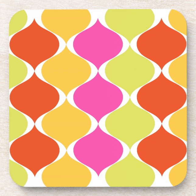 PixDezines mod ogee/diy background colour Coaster (Front)