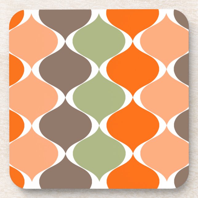 PixDezines mod ogee/diy background colour Coaster (Front)