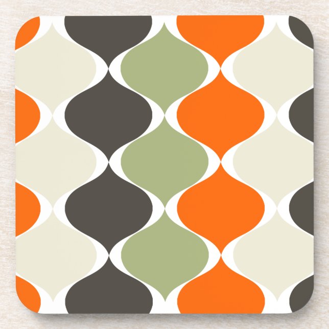 PixDezines mod ogee/diy background colour Coaster (Front)