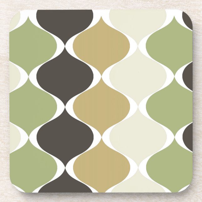 PixDezines mod ogee/diy background colour Coaster (Front)