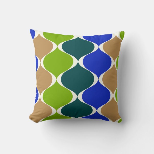 PixDezines mod ogee DIY background colour Cushion (Front)