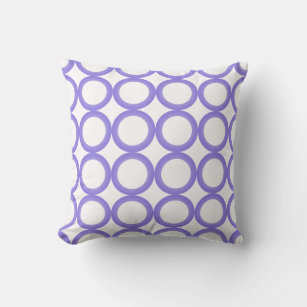 PixDezines mod rings/lavender+white/diy background Cushion