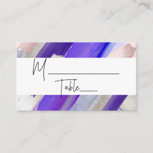 PixDezines Modern Watercolor Purple Place Cards