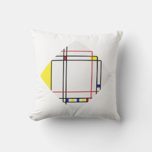 PixDezines Mondrian Arts/diy background Cushion