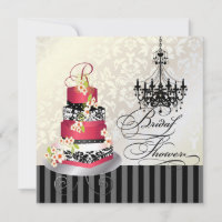 PixDezines monogram bridal, red velvet cake