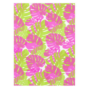 PixDezines Monstera/Neon Pink/Lime/DIY background Tablecloth