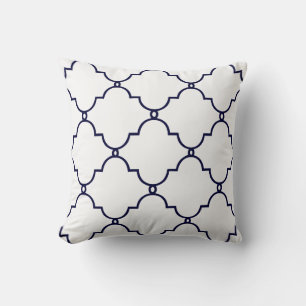 PixDezines moroccan trellis/diy background colours Cushion