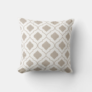 PixDezines moroccan trellis/diy background colours Cushion