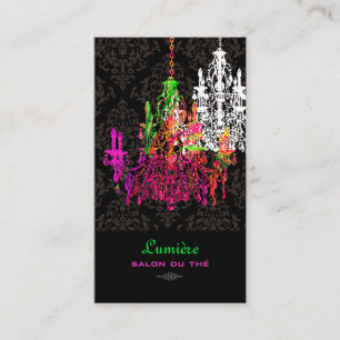 PixDezines murano glass chandeliers/DIY fonts Business Card