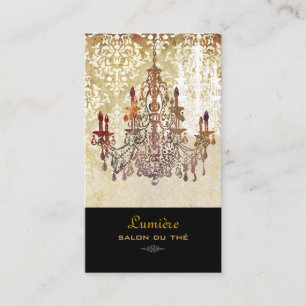 PixDezines murano glass chandeliers/DIY fonts Business Card