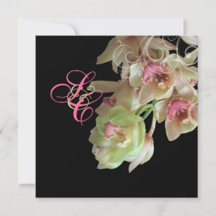 PixDezines Orchid + Ornamental Flourish Invitation